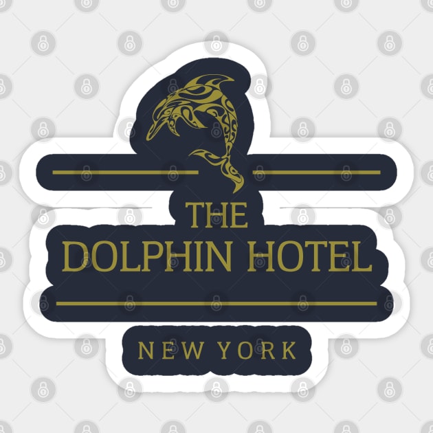 The Dolphin Hotel Sticker by MonkeyKing